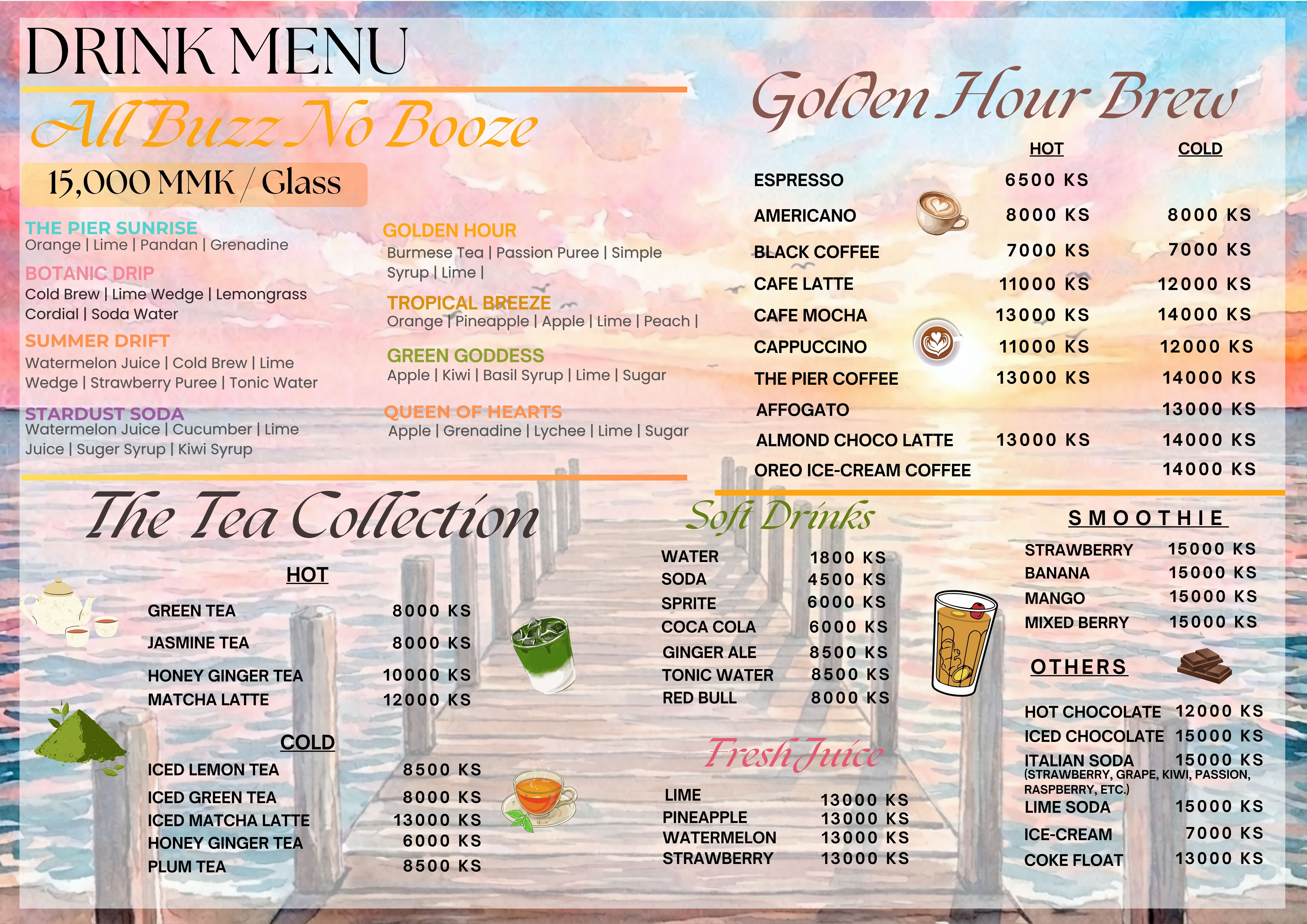 The Pier menu image 1